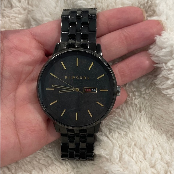 Rip Curl Black and Gold Men's Watch - Picture 1 of 4